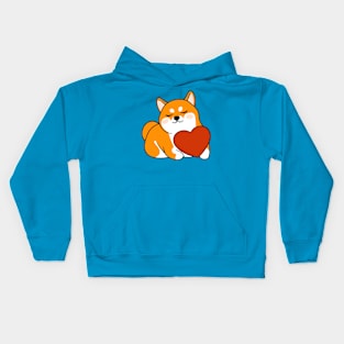 Romantic Shibe 01 Kids Hoodie